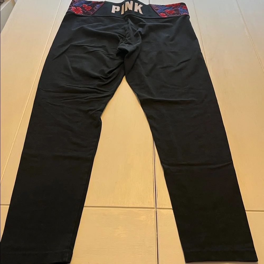 Victoria’s Secret PINK/yoga leggings/black/L/good condition